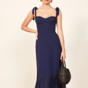 NWT Reformation Navy Nikita Dress 2